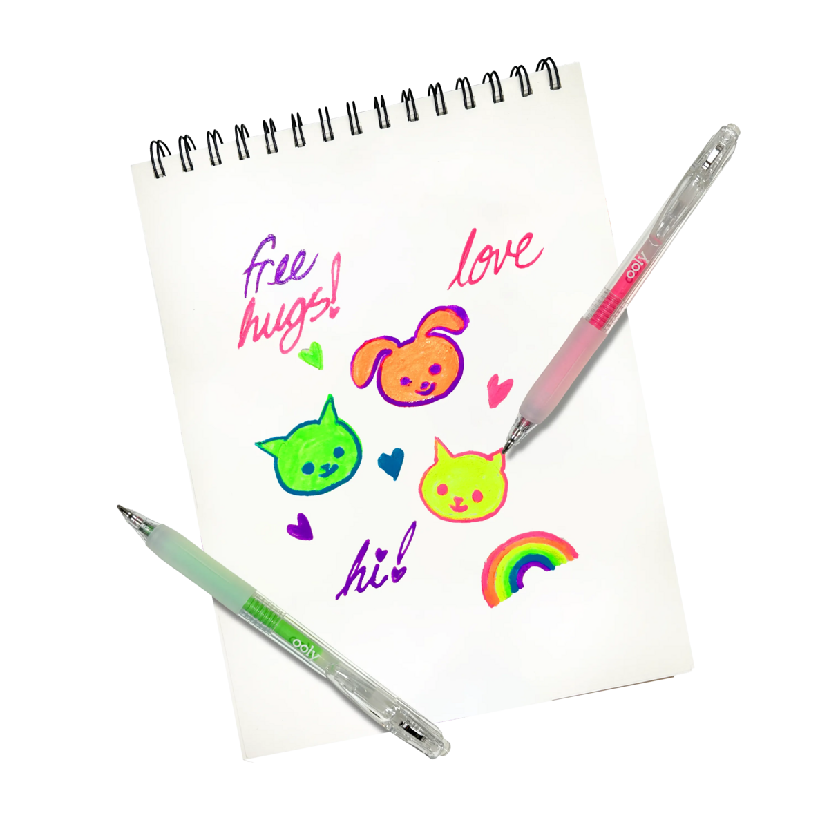 Jelly Gloss Neon Gel Pens