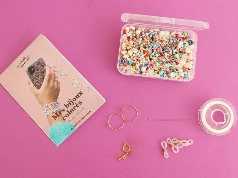 DIY Set Schmuck basteln Bunter Mix