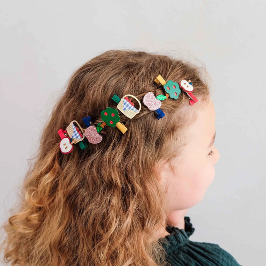 Apfelernte Mini Haarspangen