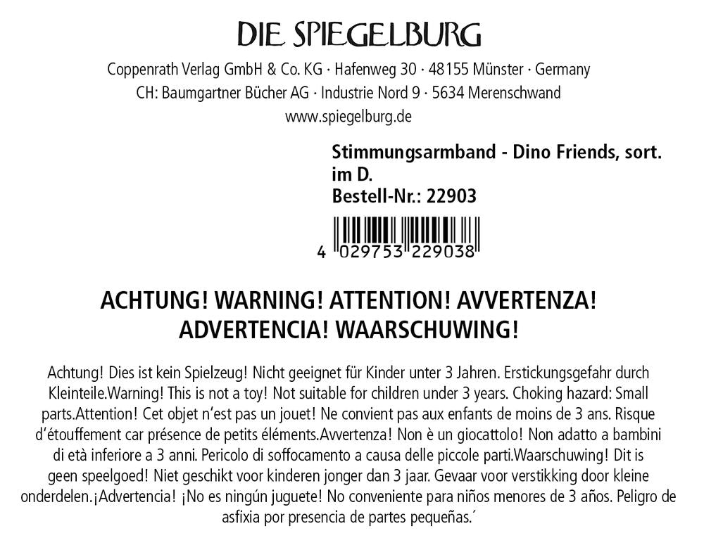 Stimmungsarmband Dino