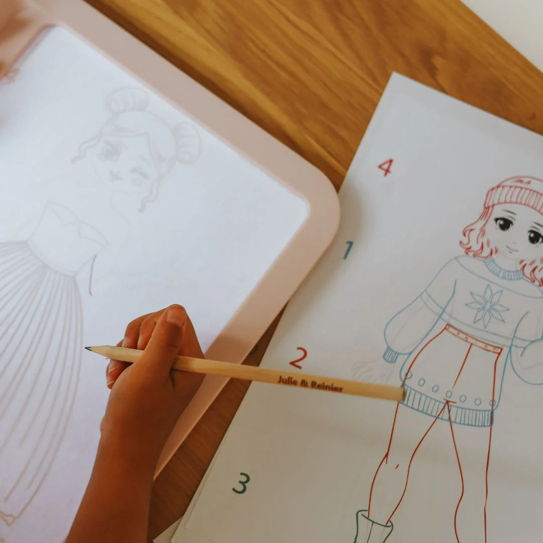 Kidydraw Pro Beleuchtete Zeichentafel Fashion