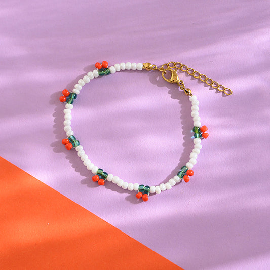 Perlenarmband Mama Kirschen