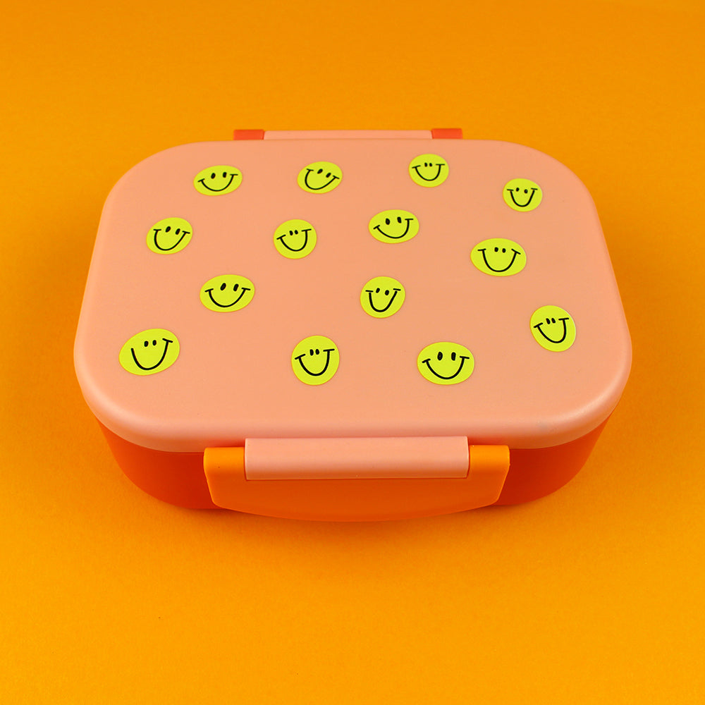 Brotdose Smile rosa/rot/violett