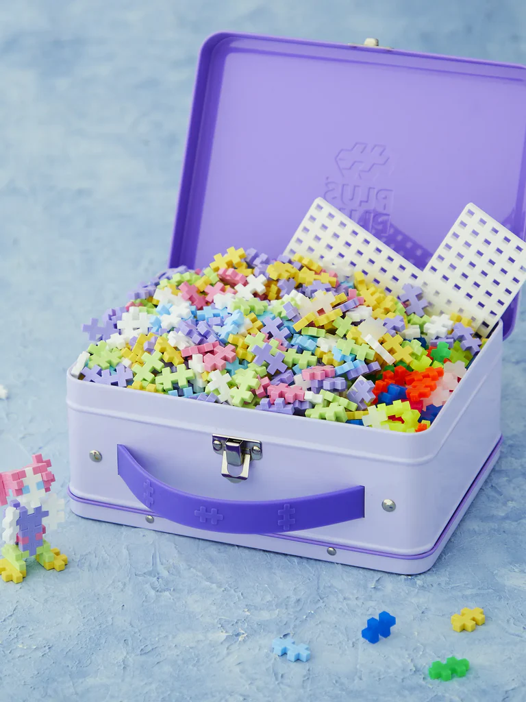 Metallbox Mini Bausteine "Pastel"