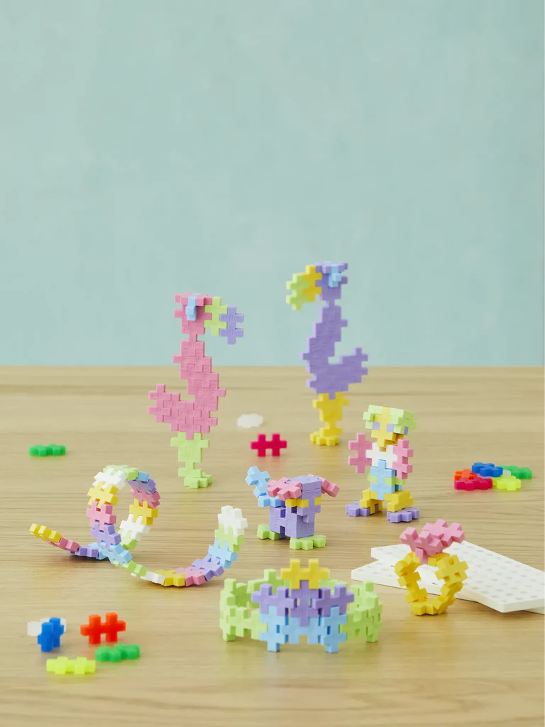 Metallbox Mini Bausteine "Pastel"