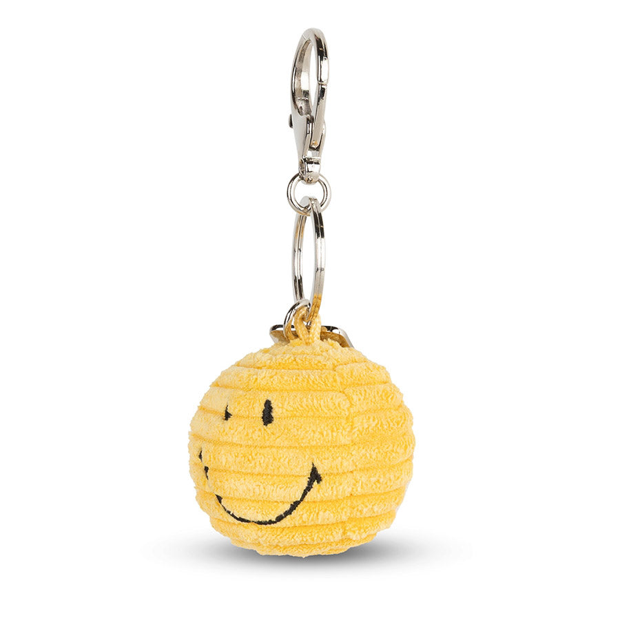 Smiley Eco Cord Schlüsselanhänger Yellow