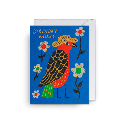 Mini Klappkarte "Birthday Wishes"
