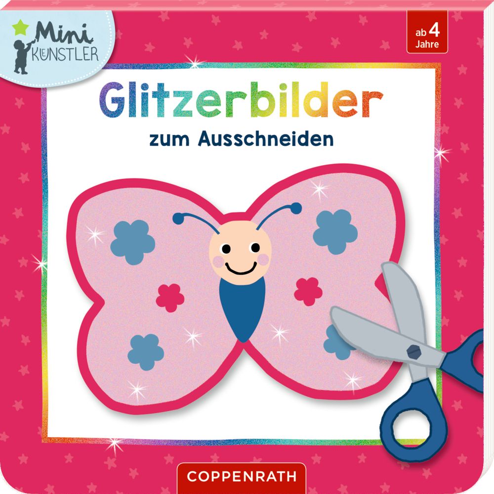 Glitzerbilder zum Ausschneiden