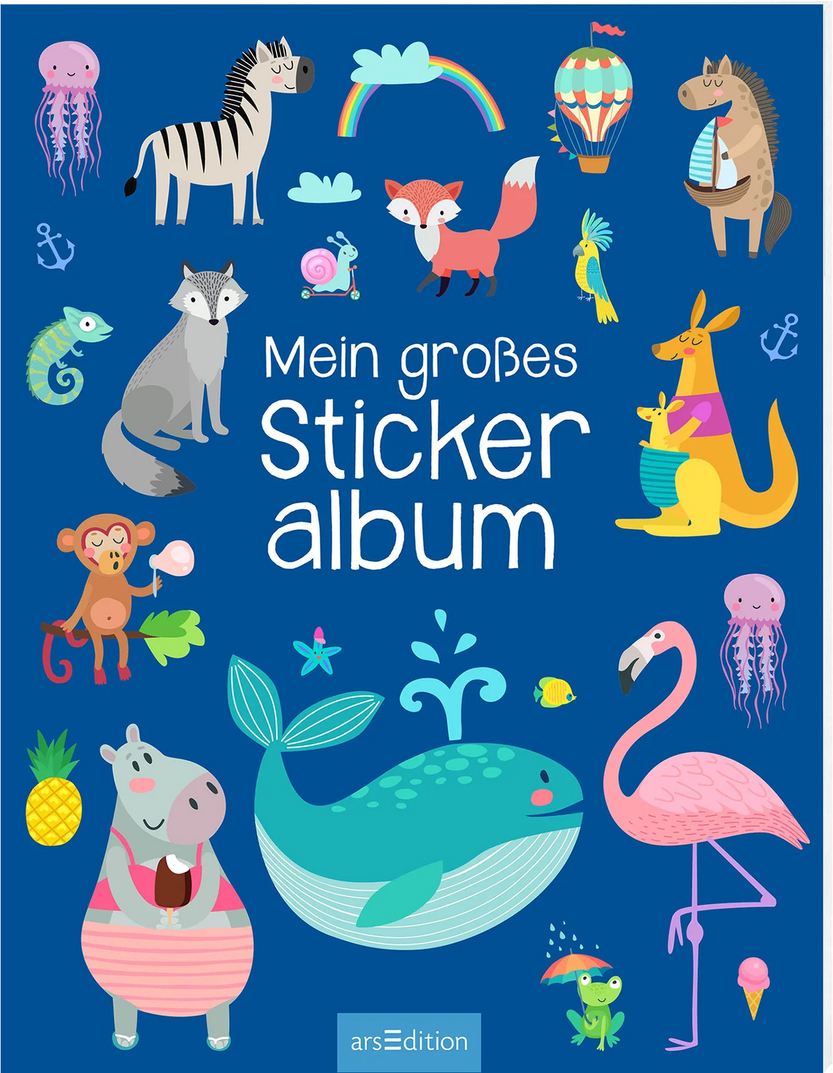 Mein großes Stickeralbum "Tiere"