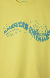 T-Shirt Fizvalley ananas vintage