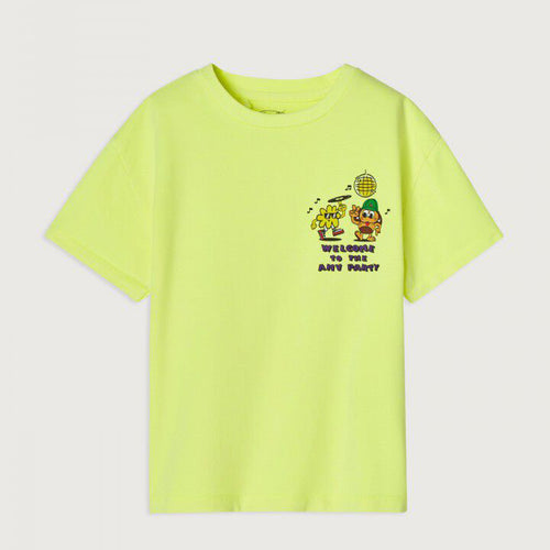 T-Shirt Fizvalley neongelb