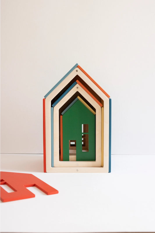 Magnetisches Puppenhaus Set Multicolor