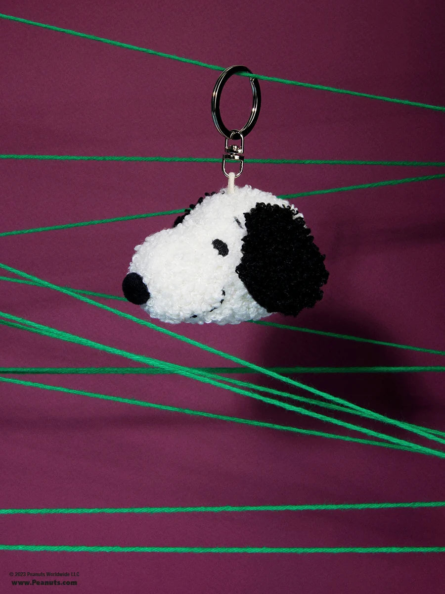 Snoopy Eco Tiny Teddy Schlüsselanhänger Cream