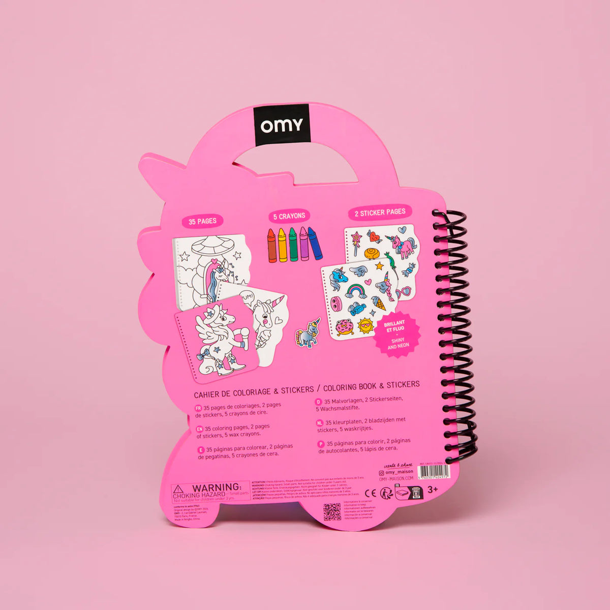 Super Mal- & Stickerbuch Einhorn Lily