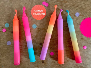 Dip Dye Kerzenset Candy Cracker