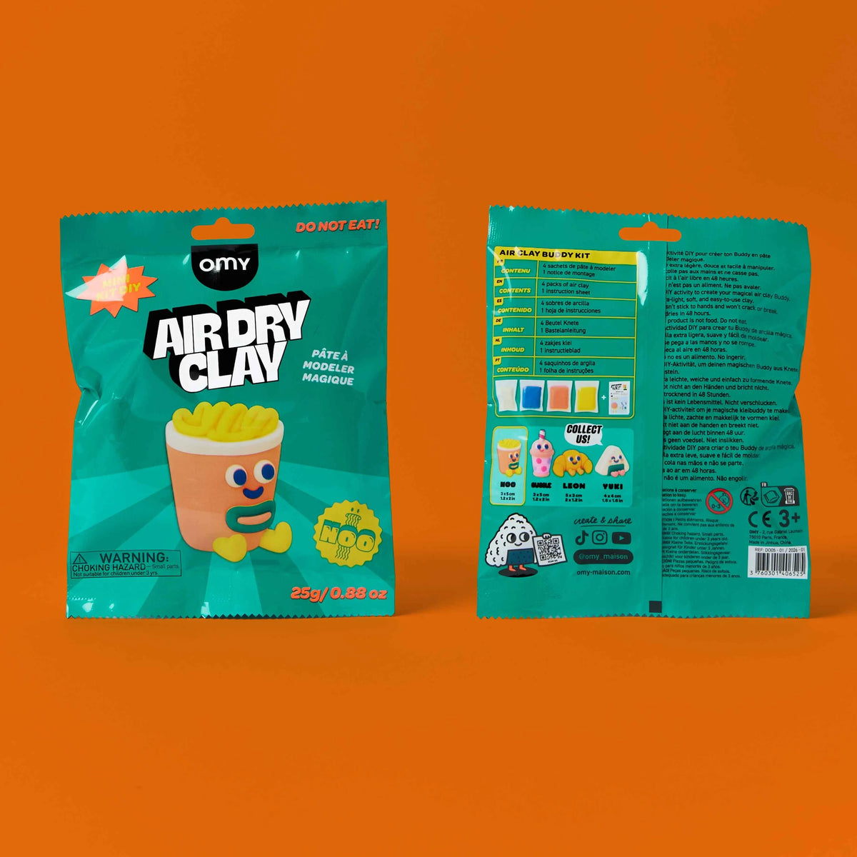 Modelliermasse Air Dry Clay "Noo"