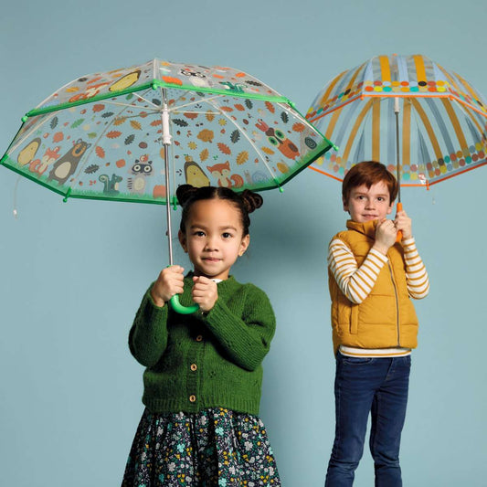 Kleiner Kinderregenschirm Waldtiere