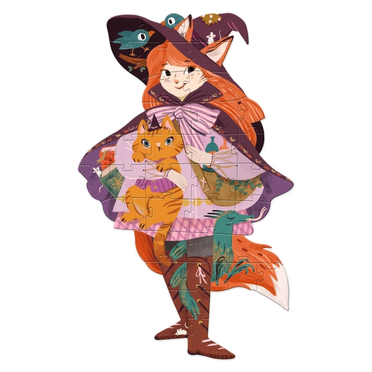 Bodenpuzzle Lily die Hexe 36-teilig