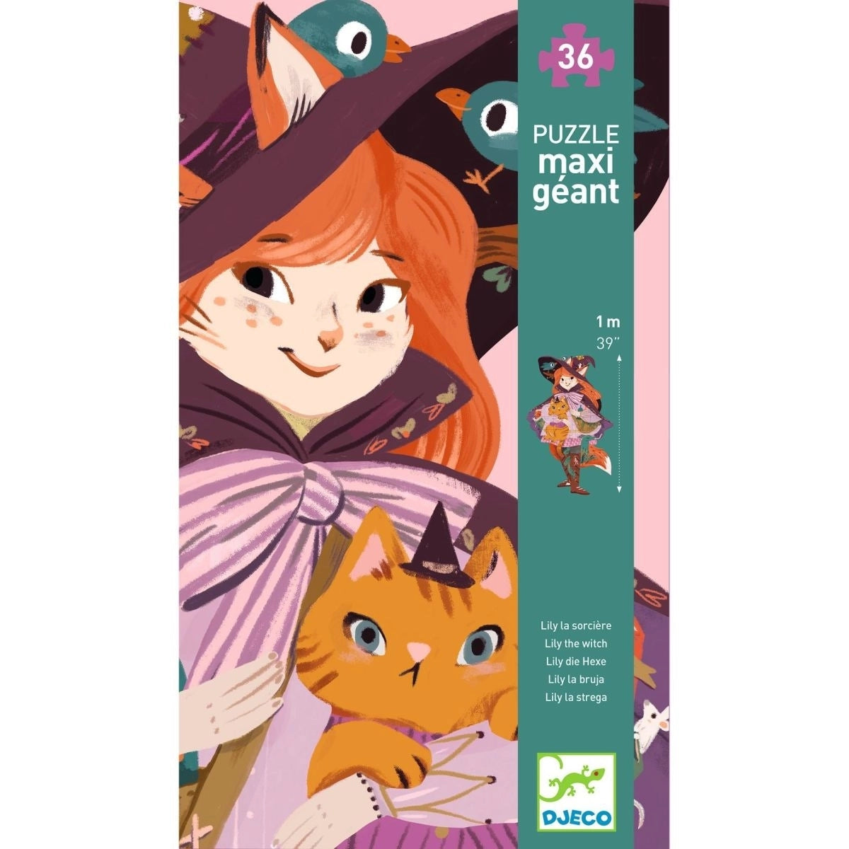Bodenpuzzle Lily die Hexe 36-teilig