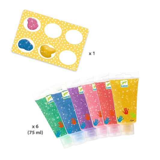 Fingerfarben Glitzer