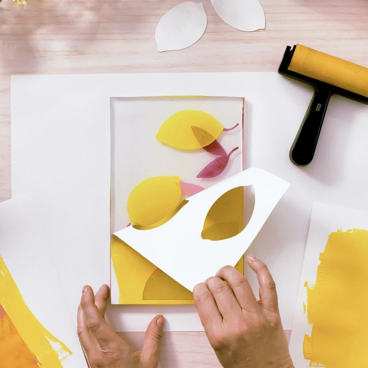 Atelier 46 "Gel-Druck Zitronen"
