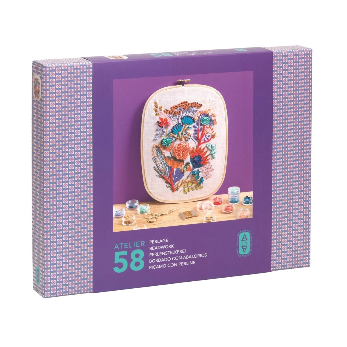 Atelier 58 "Perlenstickerei Blumen"