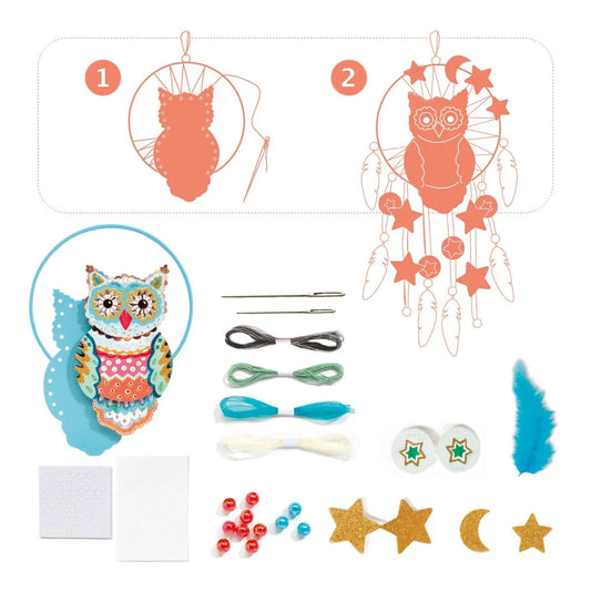 Do it yourself: Traumfänger Goldene Eule