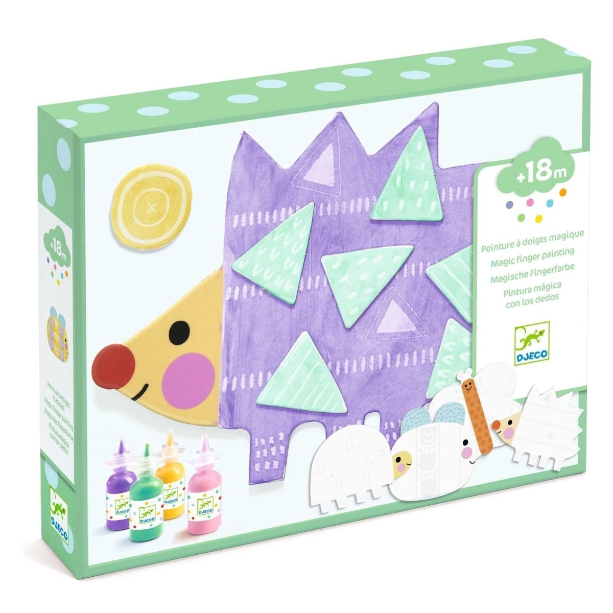 Malset für Kleine: Fingerfarbe - Kleine Formen