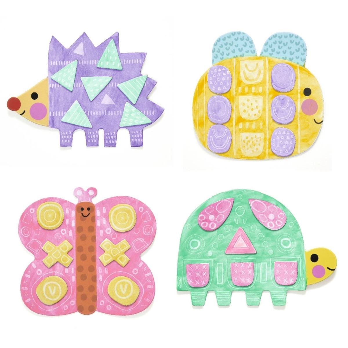 Malset für Kleine: Fingerfarbe - Kleine Formen
