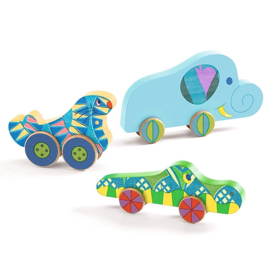 Holzpuzzle 2in1 Puzz & Roll Bariolo