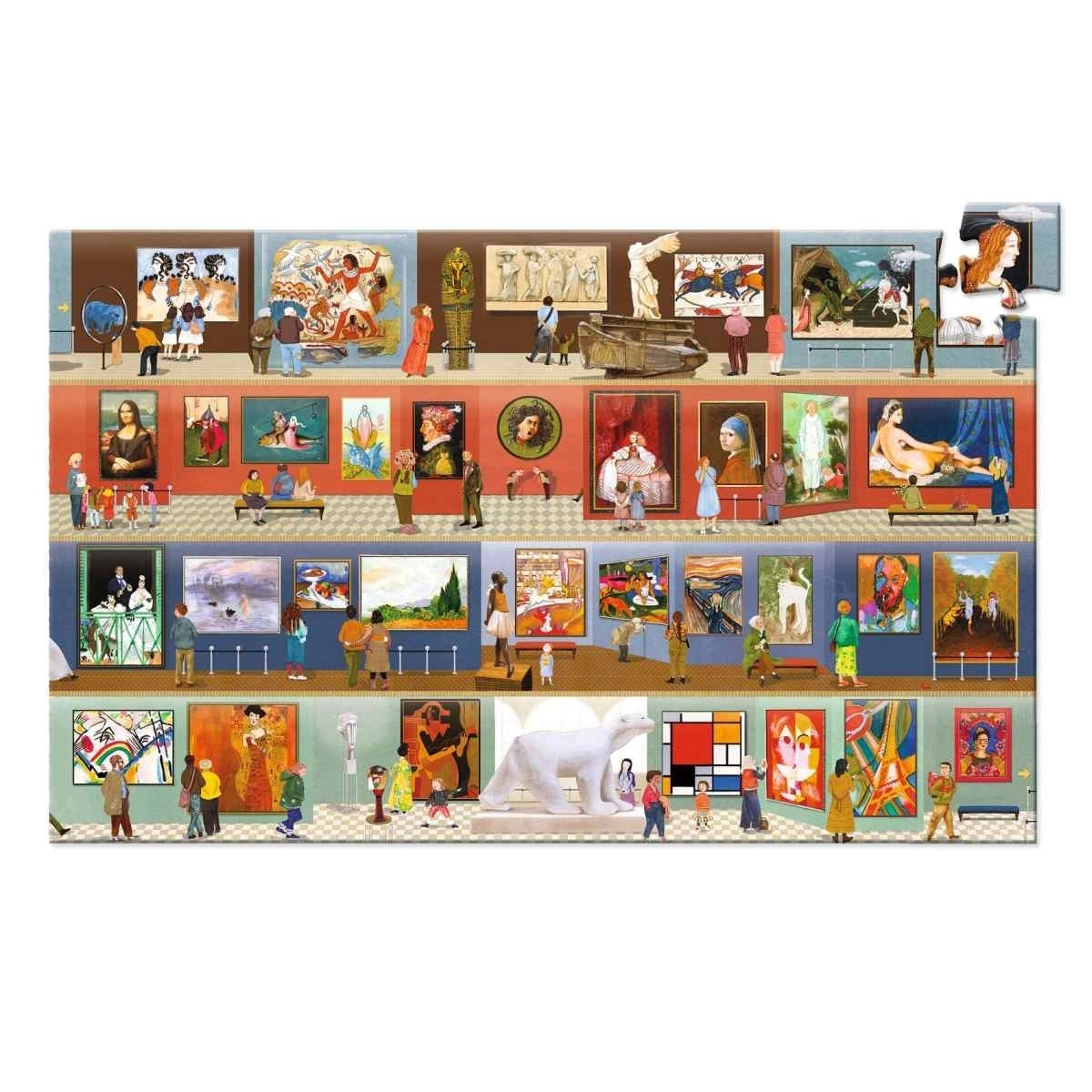 Wimmel-Puzzle "Museum" 500-teilig