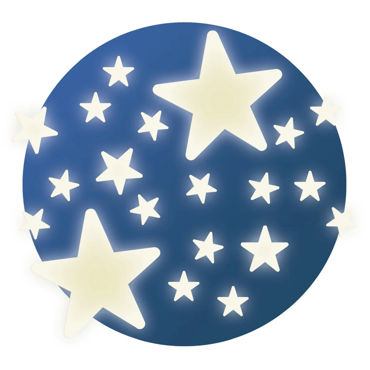 Wandsticker phosphoreszierende Sterne