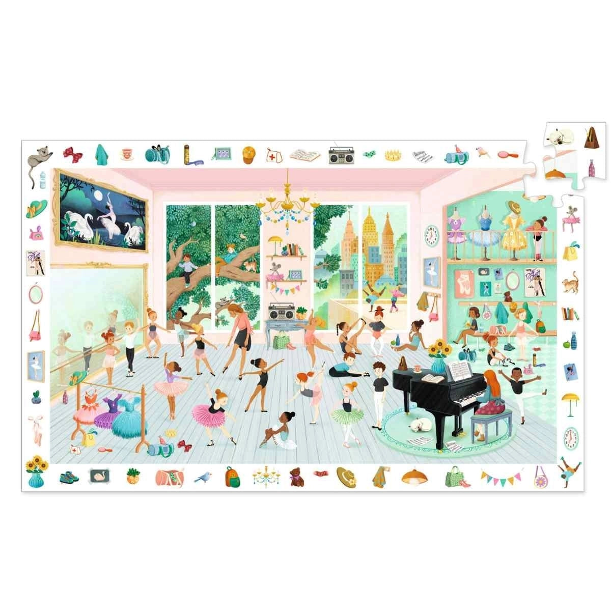 Wimmel-Puzzle "Tanzschule" 100-teilig