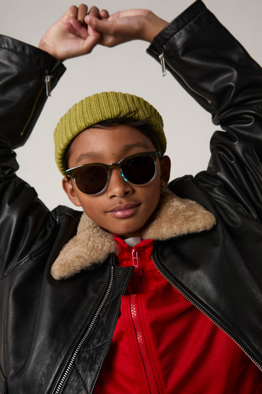 Kindersonnenbrille 6-11 Jahre Francis Jr Green Sky