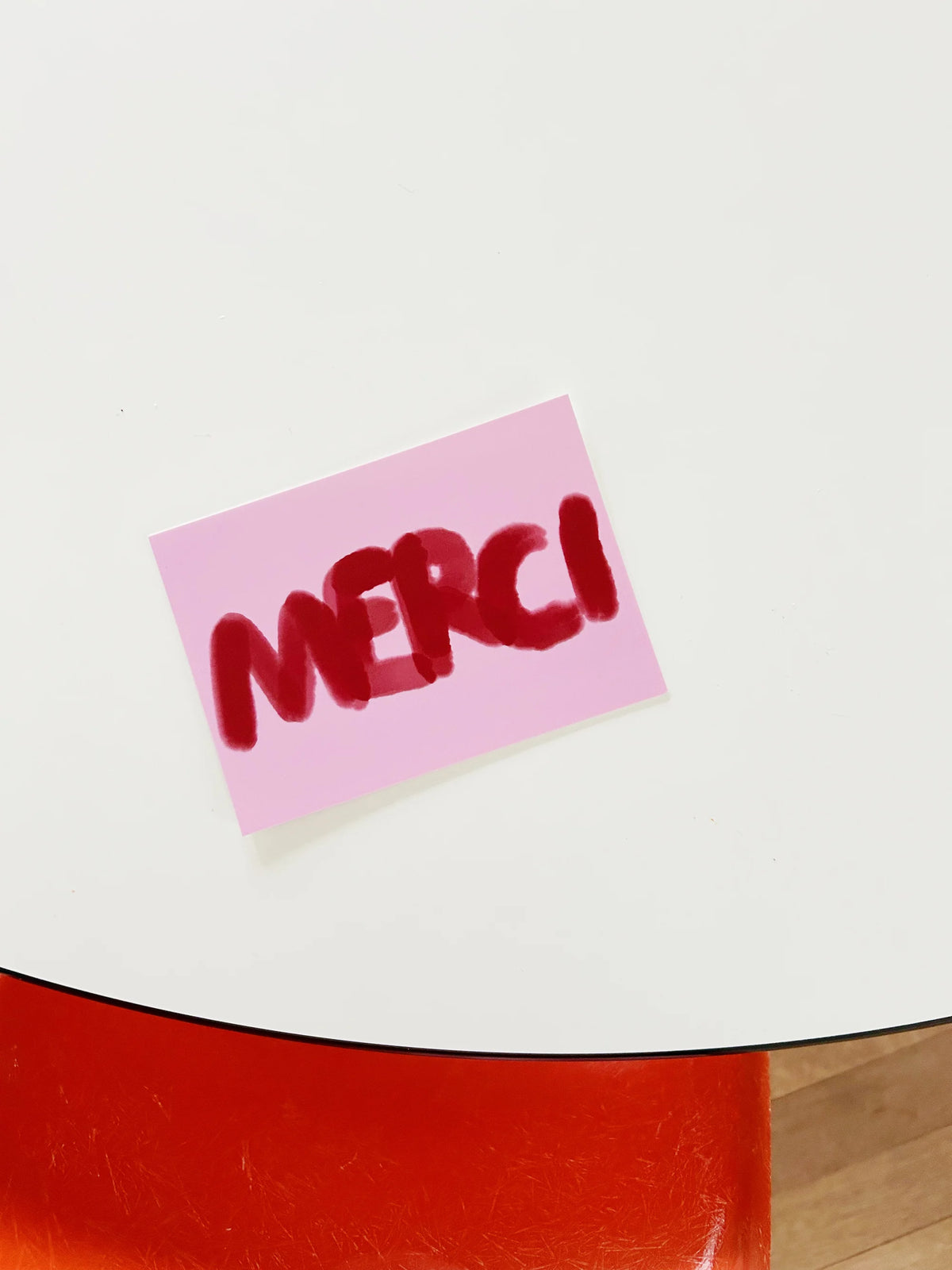 Postkarte "Merci"