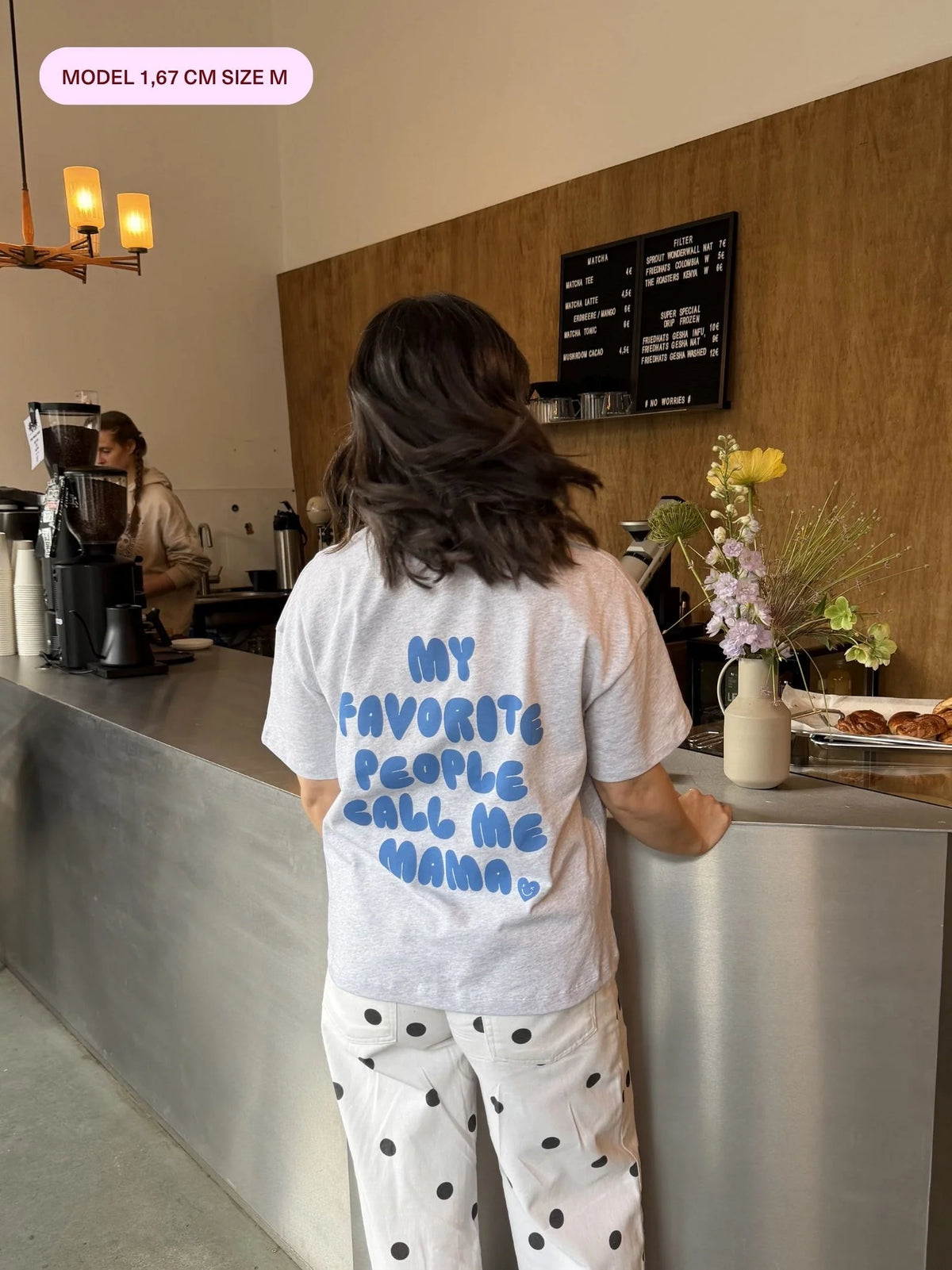 CALL ME MAMA T-Shirt grey