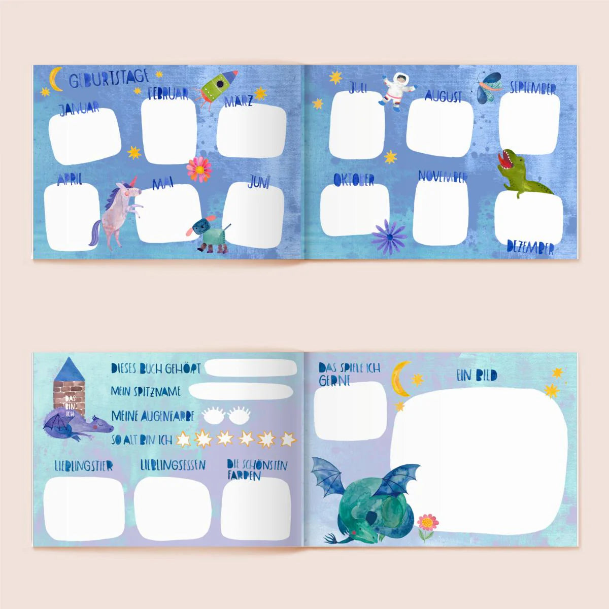 Kindergarten Freundebuch "Meine Freundinnen und Freunde"