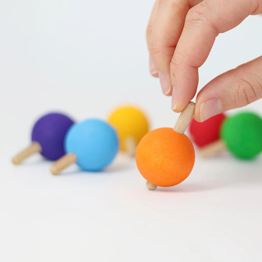 Regenbogen Kreisel Set
