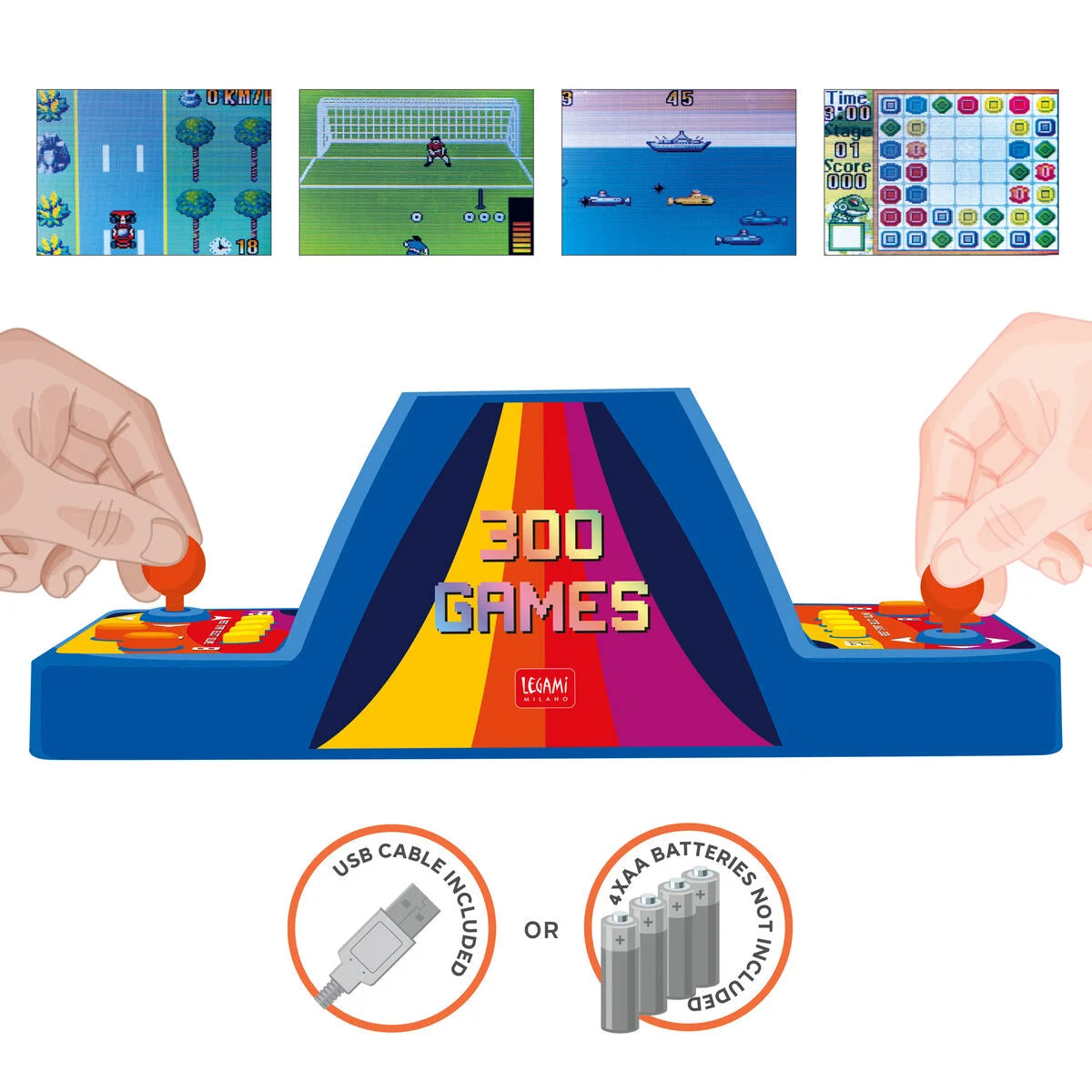 Mini-Arcade-Videospiel "Head to Head"