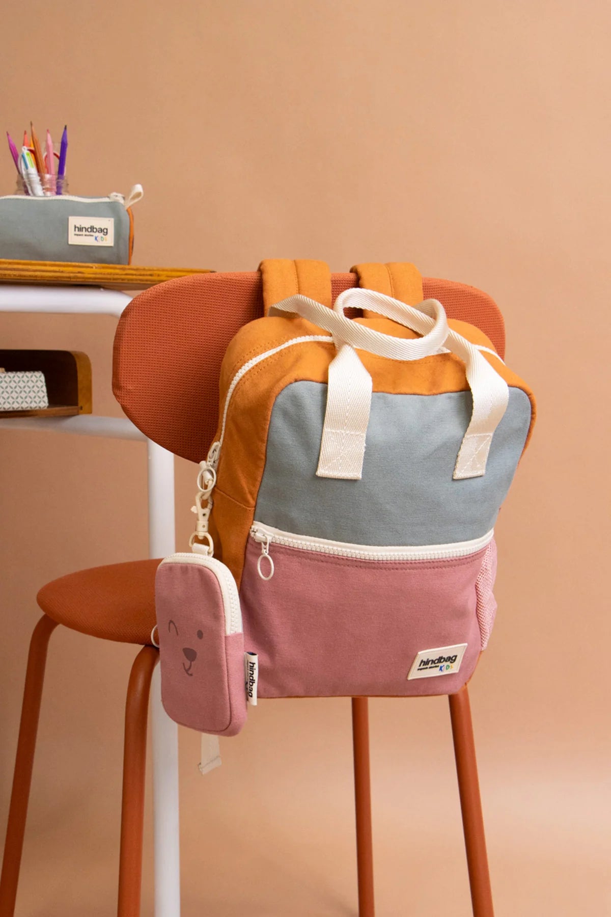 Arthur Kinderrucksack Tricolore Salbei