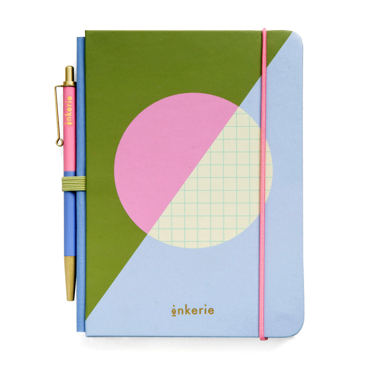 Inkerie Grid Mini Notebook & Stift