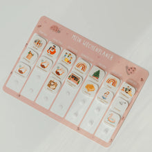 Laden Sie das Bild in den Galerie-Viewer, Wochenplaner Marienkäfer Glitzer