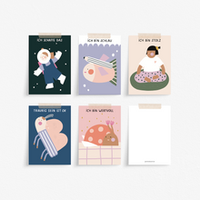 Laden Sie das Bild in den Galerie-Viewer, Affirmations-Kartenset für Kinder mit Halter 2