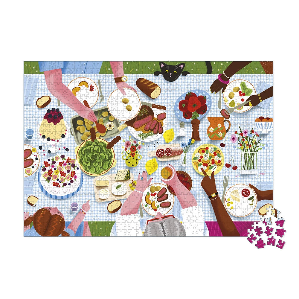 Familienessen Puzzle 1000-teilig