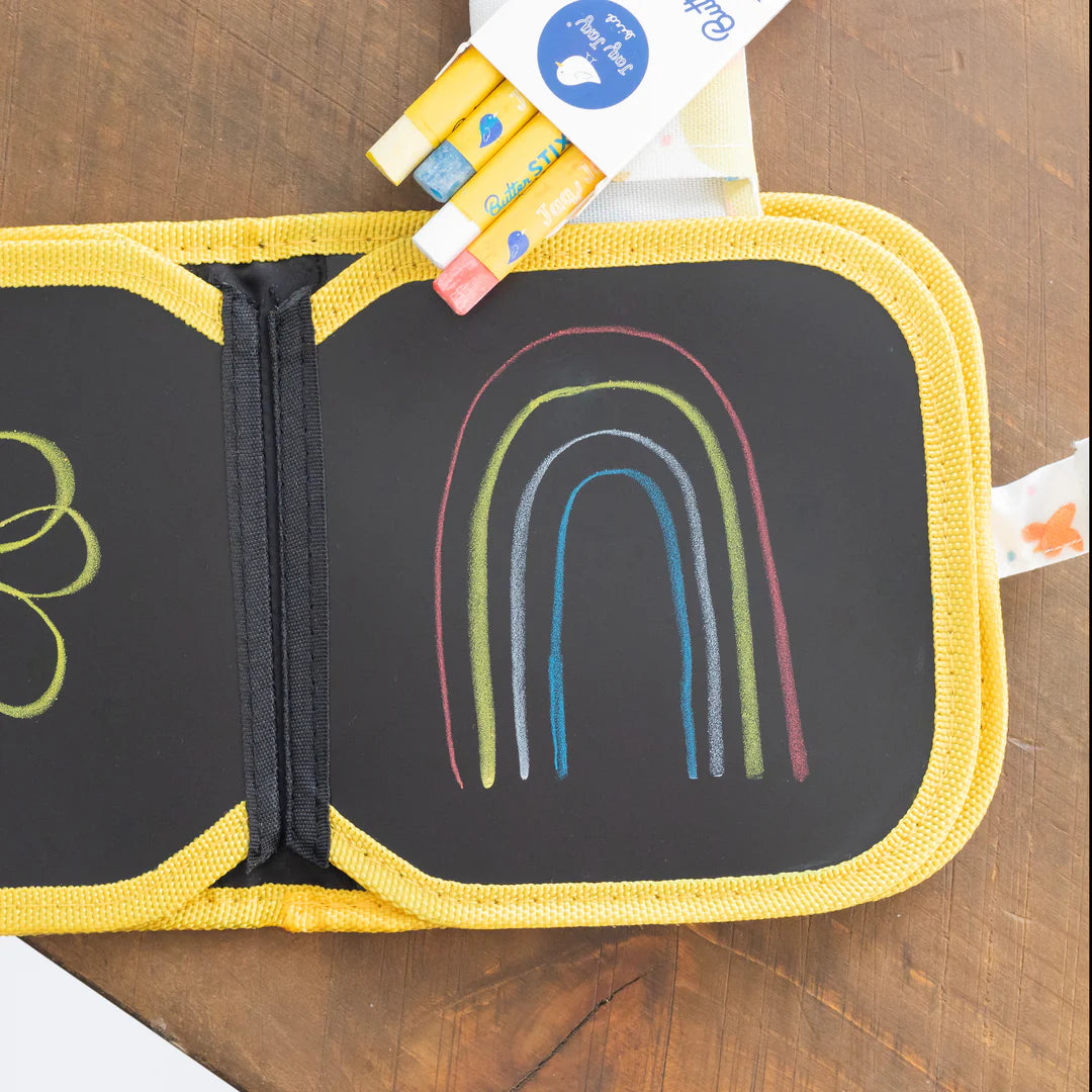 Mini-Malbuch Zebra mit 4 Wishy Washy Stiften