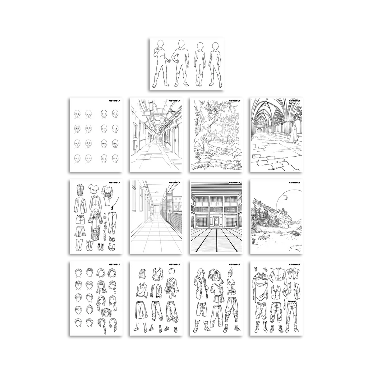 K-Draw Pro Beleuchtete Zeichentafel Manga