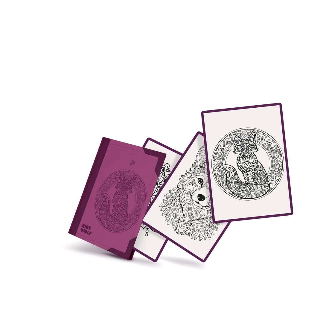 Zeichenvorlagen Kidydraw Pad "Zen"