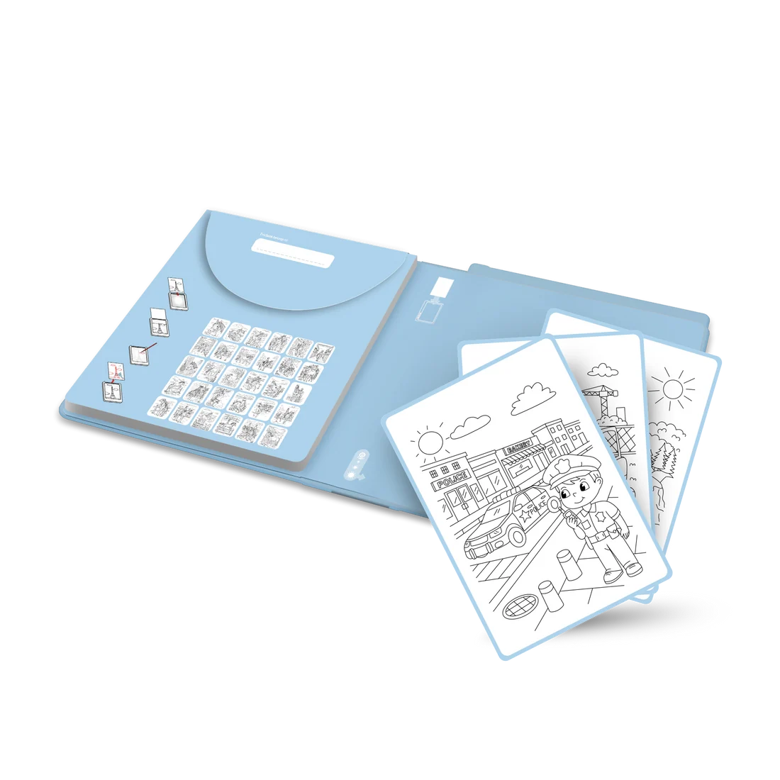 Zeichenvorlagen Kidydraw Pad "Everyday Heroes"