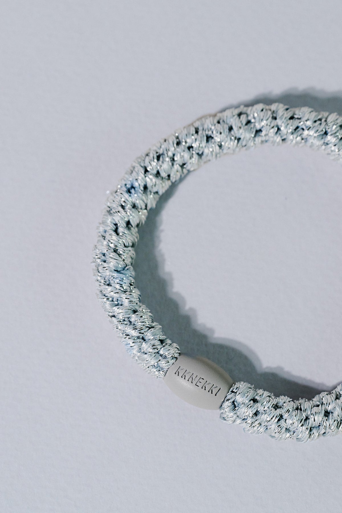 Haargummi Silver Glitter