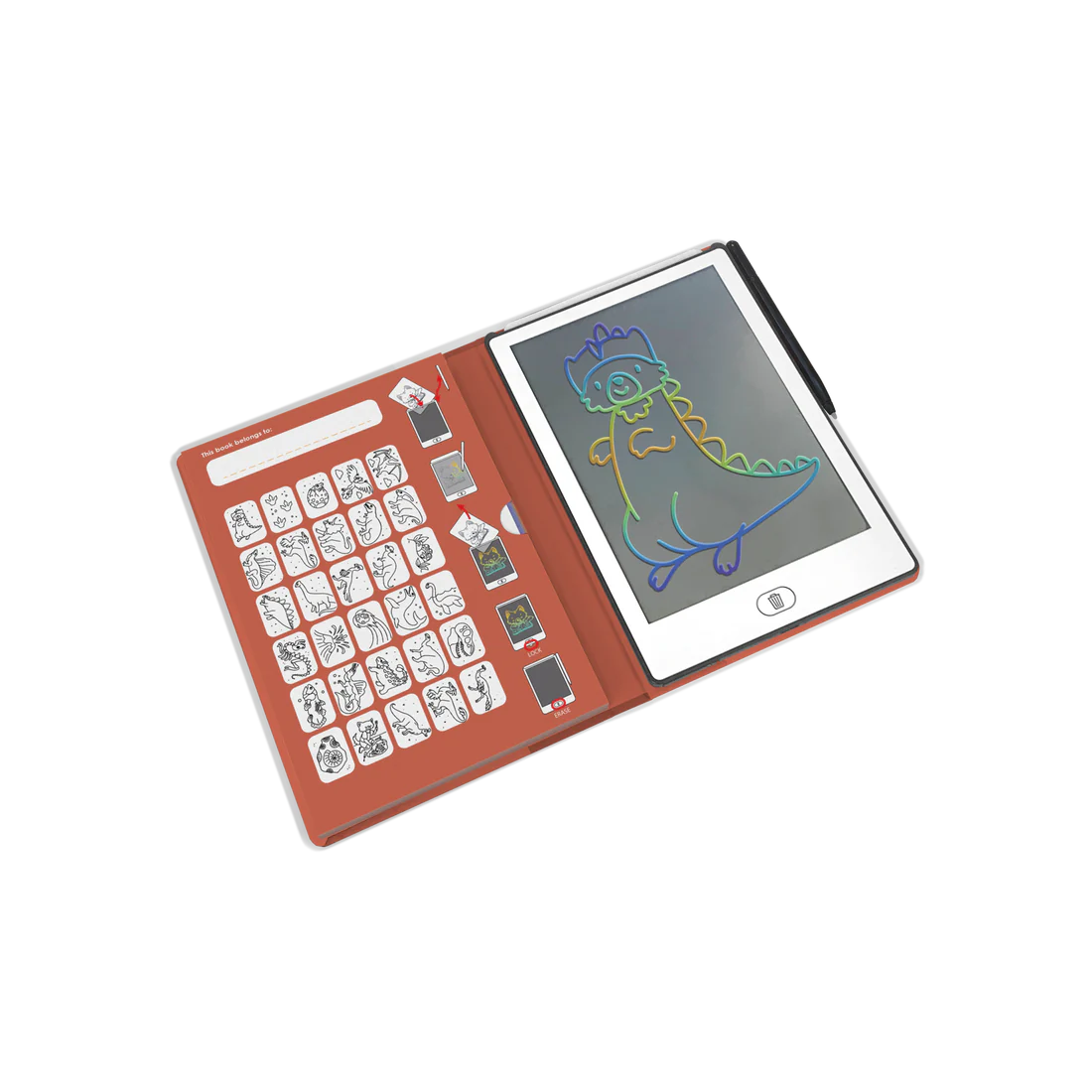 Kidydraw Mini Zeichentablet Dino